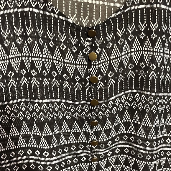 Size 22 Michel Studio sheer tunic blouse - Picture 3 of 9